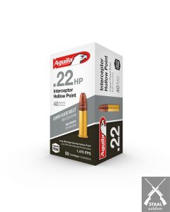 Aguila .22 LR INTERCEPTOR HP 40 Grains